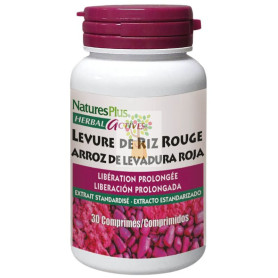 ARROZ DE LEVADURA ROJA (RYR) 30 COMPRIMIDOS NATURES PLUS