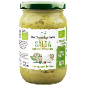SALSA DE ALCACHOFA CON QUESO FRESCO 350G BIO ORGANICA ITALIA
