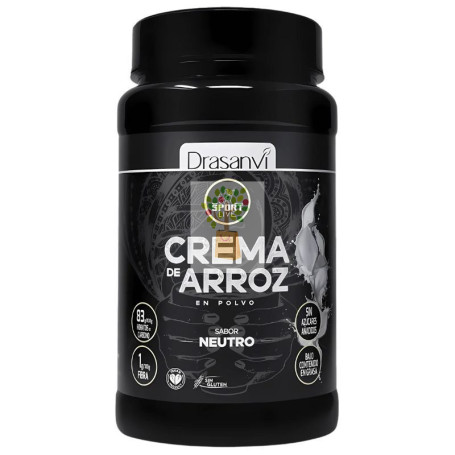CREMA DE ARROZ EN POLVO SABOR NEUTRO 1KG DRASANVI SPORT LIVE