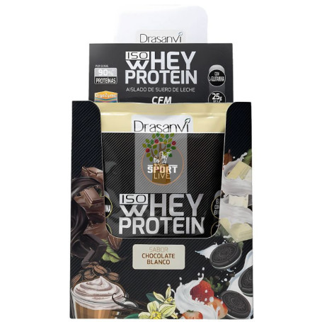 MONODOSIS WHEY PROTEIN AISL CHOCO BLANCO 30G DRASANVI SPORT LIVE
