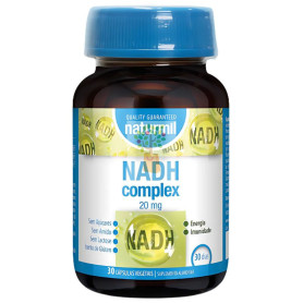 NADH COMPLEX 20MG 30 CÁPSULAS VEGETALES NATURMIL