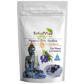 HAPPY DAY BUDHA CON MAQUI Y CRANBERRY 350G SALUD VIVA