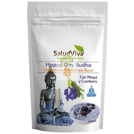 HAPPY DAY BUDHA CON MAQUI Y CRANBERRY 350G SALUD VIVA
