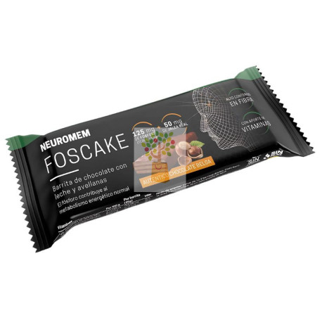 BARRITA FOSCAKE CHOCOLATE CON LECHE Y AVELLANAS 35G HERBORA