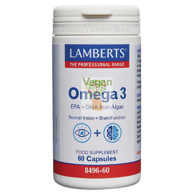 OMEGA 3 VEGANO 60 CÁPSULAS LAMBERTS