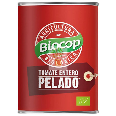 TOMATE ENTERO PELADO 380G BIOCOP