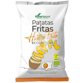 PATATAS FRITAS BIO SABOR HUEVO 100GR SORIA NATURAL ALIMENTACIÓN