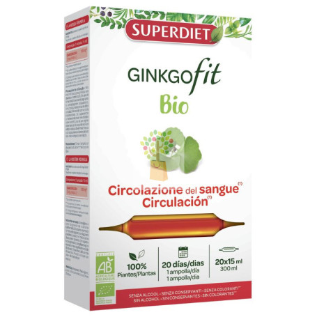 GINKGOFIT BIO 20 AMPOLLAS SUPERDIET