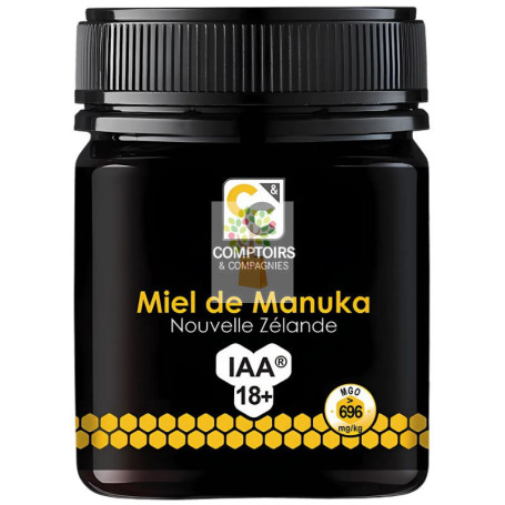 MIEL DE MANUKA IAA18+ (MGO 696) 250G COMPTOIRS & COMPAGNIES