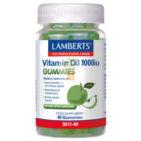 VITAMINA D3 1000UI 60 GOMINOLAS AMBERTS