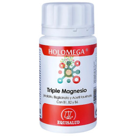 HOLOMEGA TRIPLE MAGNESIO 50 CAPSULAS EQUISALUD