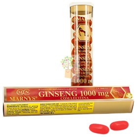 GINSENG CON LECITINA 1000MG 30 CÁPSULAS MARNYS