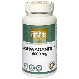 ASHWAGANDHA 6000MG 30 CÁPSULAS VEGETALES DERBÓS