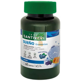 SUEÑO GUMMIES 60 GOMINOLAS MASTICABLES SANTIVERI