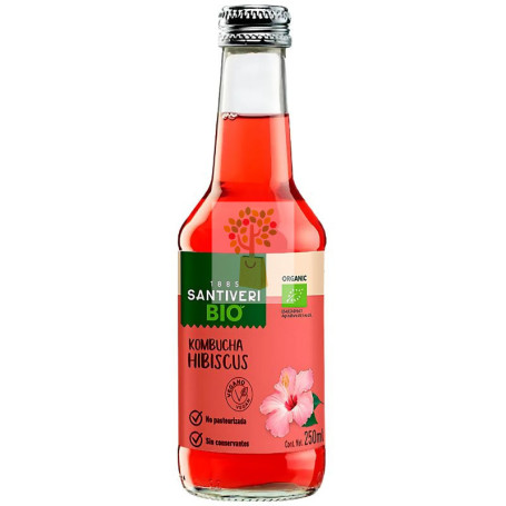 KOMBUCHA DE HIBISCUS BIO 250ML SANTIVERI