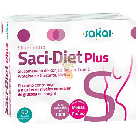 SLINE CONTROL SACI-DIET PLUS 60 CÁPSULAS VEGETALES SAKAI