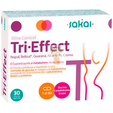 SLINE CONTROL TRIEFFECT 30 CÁPSULAS VEGETALES SAKAI