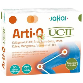 ARTI-Q UC-II 30 CÁPSULAS VEGETALES SAKAI