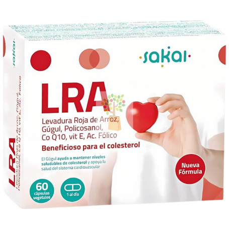 LEVADURA ROJA DE ARROZ 60 CÁPSULAS VEGETALES SAKAI