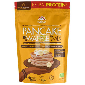 PANCAKE & WAFFLE MIX PLÁTANO, CÁÑAMO Y CANELA 400G ISWARI