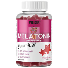 GUMMIES MELATONINA DE FRESA 60 GOMINOLAS WEIDER
