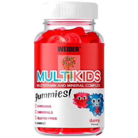 GUMMIES MULTIKIDS 50 GOMINOLAS WEIDER