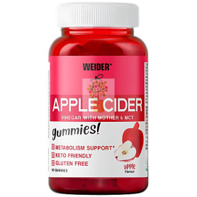 GUMMIES VINAGRE DE MANZANA 50 GOMINOLAS WEIDER