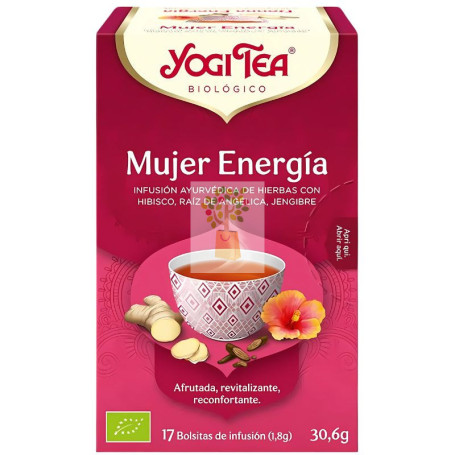 MUJER ENERGÍA 17 FILTROS YOGI TEA