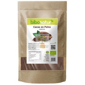 CACAO EN POLVO SEMIDESGRASADO ECO 250G BIBONATUR
