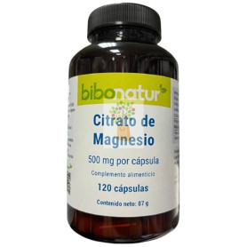 CITRATO DE MAGNESIO 120 CÁPSULAS BIBONATUR