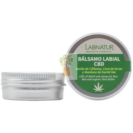 BÁLSAMO LABIAL CON CBD 15ML LABNATUR
