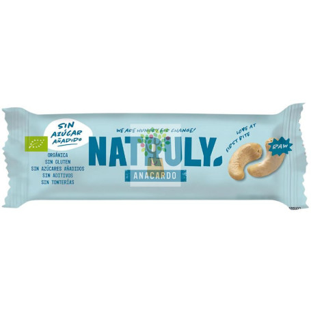 BARRITA ORGÁNICA DE ANACARDOS 40G NATRULY