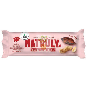 BARRITA ORGÁNICA DE CACAO Y CACAHUETE 40G NATRULY