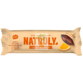 BARRITA ORGÁNICA DE CACAO Y NARANJA 40G NATRULY