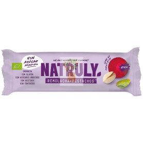 BARRITA ORGÁNICA DE REMOLACHA Y PISTACHOS 40G NATRULY