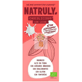CHOCOLICIOUS CON LECHE BIO 85G NATRULY