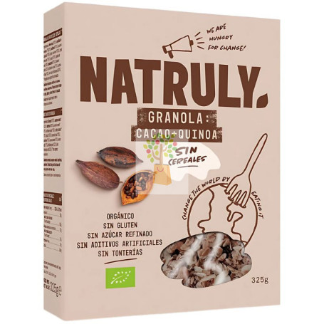 GRANOLA DE CACAO Y QUINOA BIO 325G NATRULY