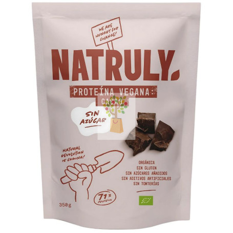 PROTEÍNA VEGANA DE CHOCOLATE 350G NATRULY