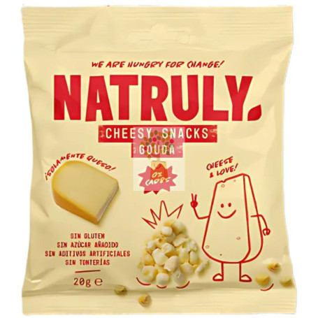 SNACKS DE QUESO GOUDA 20G NATRULY