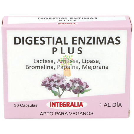DIGESTIAL ENZIMAS PLUS 30 CÁPSULAS INTEGRALIA
