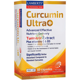 CURCUMIN ULTRA+ 60 CÁPSULAS LAMBERTS