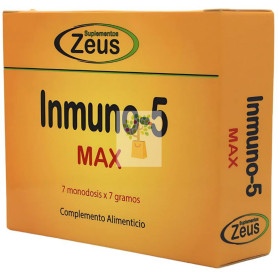 INMUNO-5 MAX 7 SOBRES ZEUS