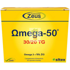 OMEGA-50 30/20 TG 30 CÁPSULAS ZEUS