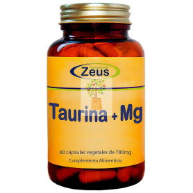 TAURINA + MG 60 CÁPSULAS VEGETALES ZEUS