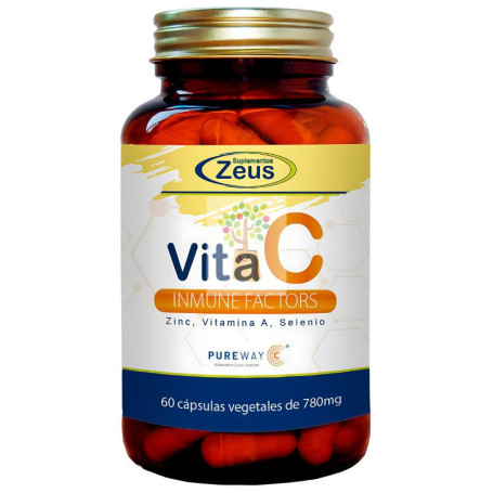 VITA C INMUNEFACTORS 60 CÁPSULAS VEGETALES ZEUS