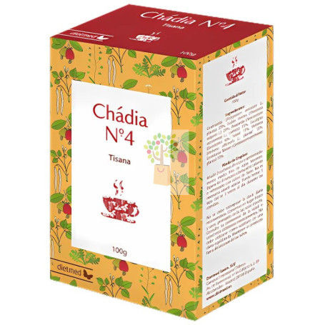 TÉ Nº4 CHÁDIA 100G DIETMED