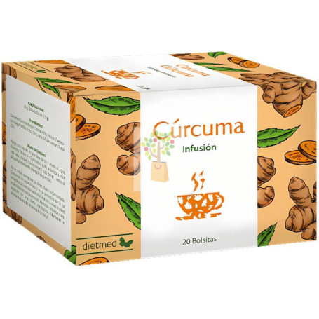 INFUSIÓN CÚRCUMA 20 BOLSITAS DIETMED