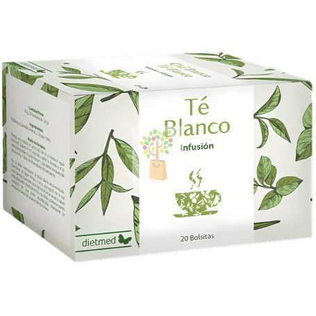 INFUSIÓN TÉ BLANCO 20 BOLSITAS DIETMED