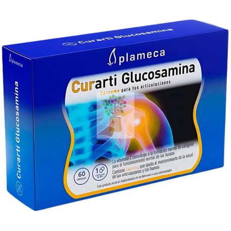 CURARTI GLUCOSAMINA 60 CÁPSULAS VEGETALES PLAMECA