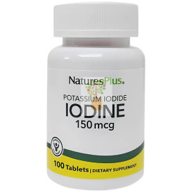 IODINE (YODURO DE POTASIO) 150MCG 100 COMPRIMIDOS NATURES PLUS